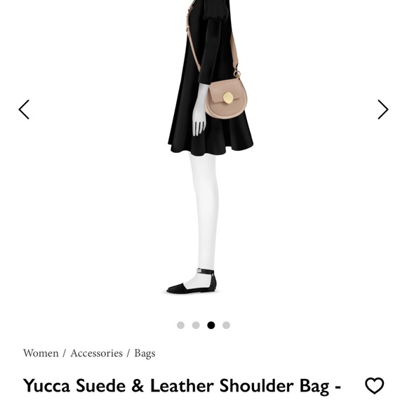 Le Parmentier Paris Yucca Suede and leather bag 
Color: Nude - Picture 6 of 6